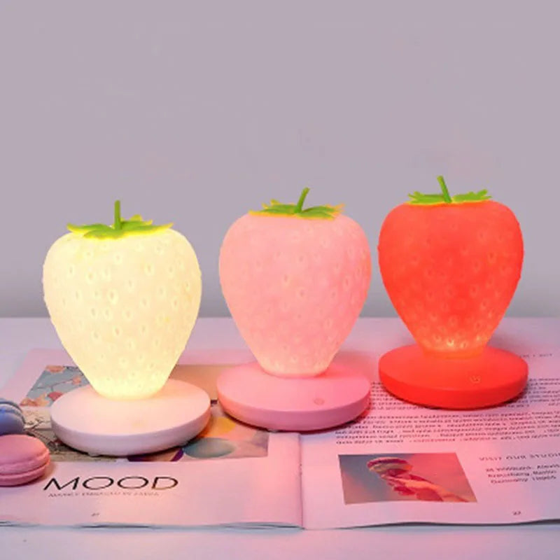 Schattig Aardbeien Nachtlampje