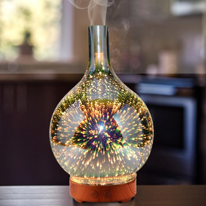 7 Kleur 3D Vuurwerk Aromadiffuser