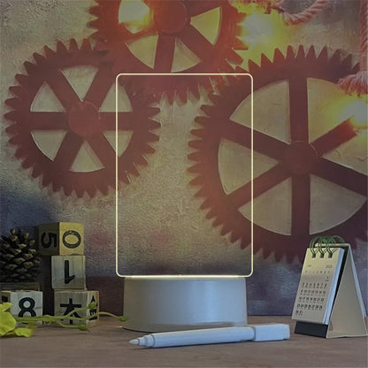 LED Erasable Message Board Bureaulamp