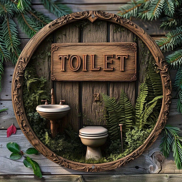 Ronde Toilet Douche badkamer bewegwijzering