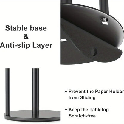 Stevige Premium Keukenrolhouder Zwart