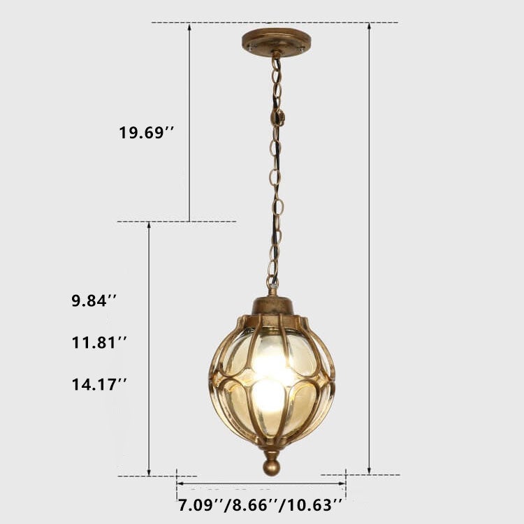 Europese Retro Hanglamp Buiten