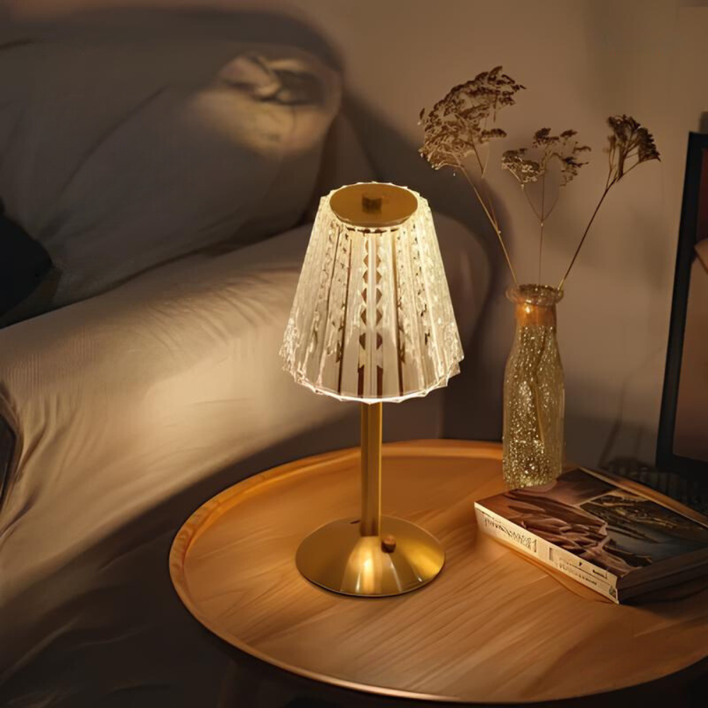 Crystal Draadloze Tafellamp Met Bar Touch