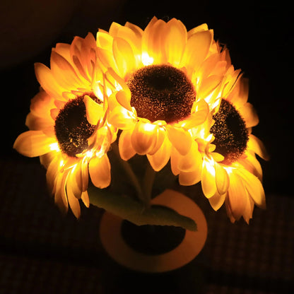 Zonnebloem LED Nachtlampje