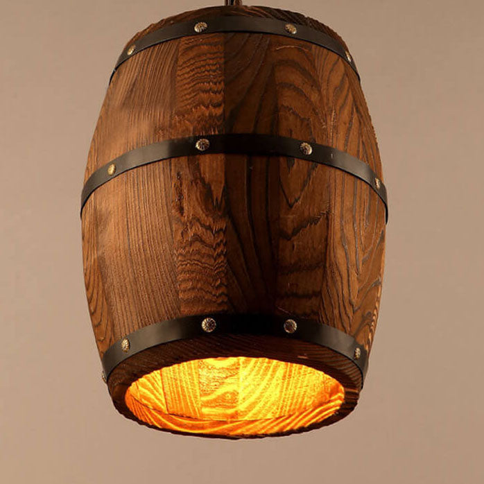 Sfeervolle Wijnvat Hanglamp