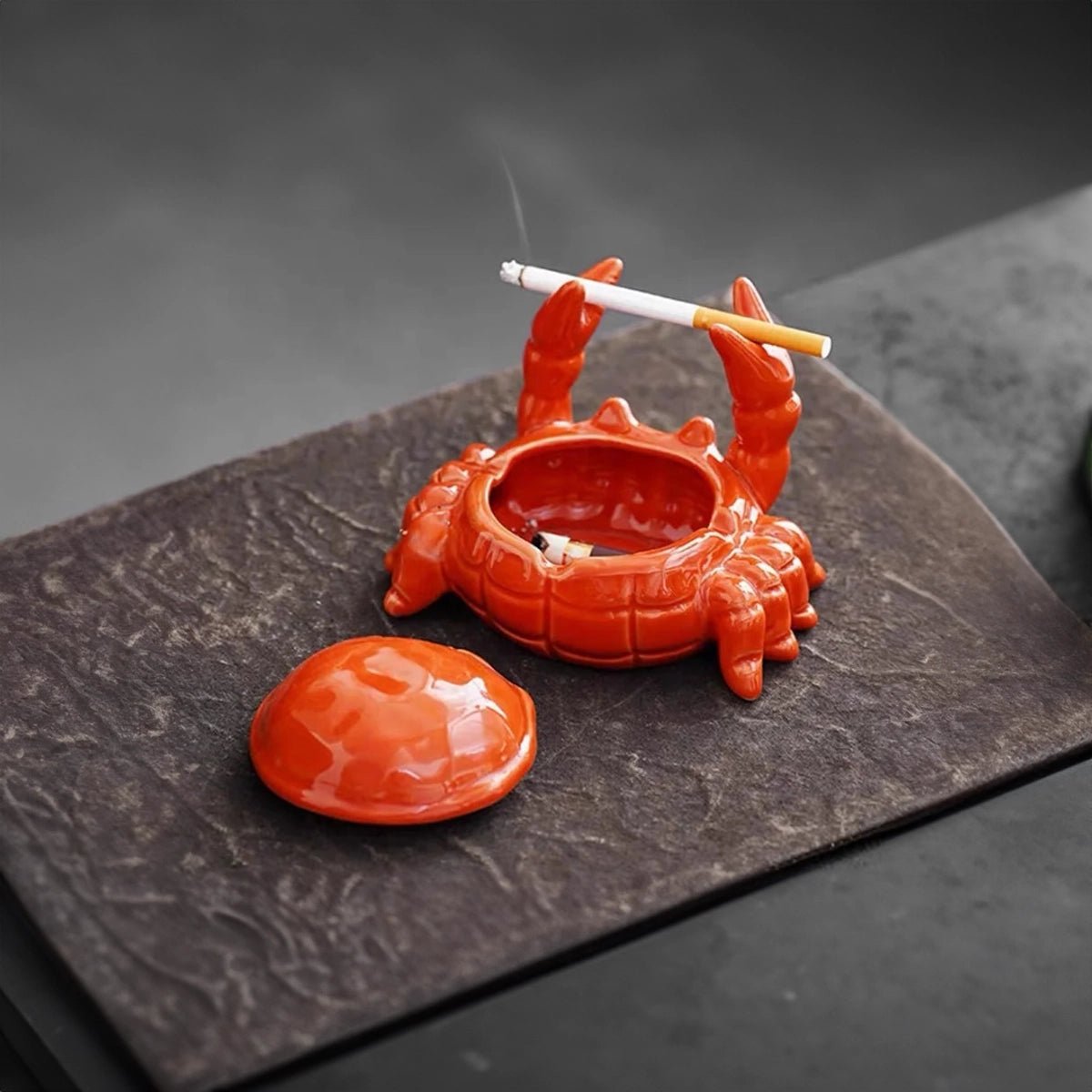Leuke Krab Asbak met Deksel