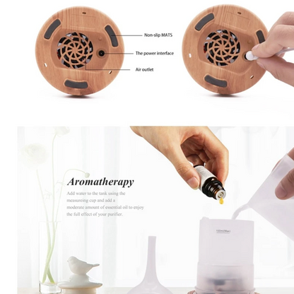 7 Kleur 3D Vuurwerk Aromadiffuser