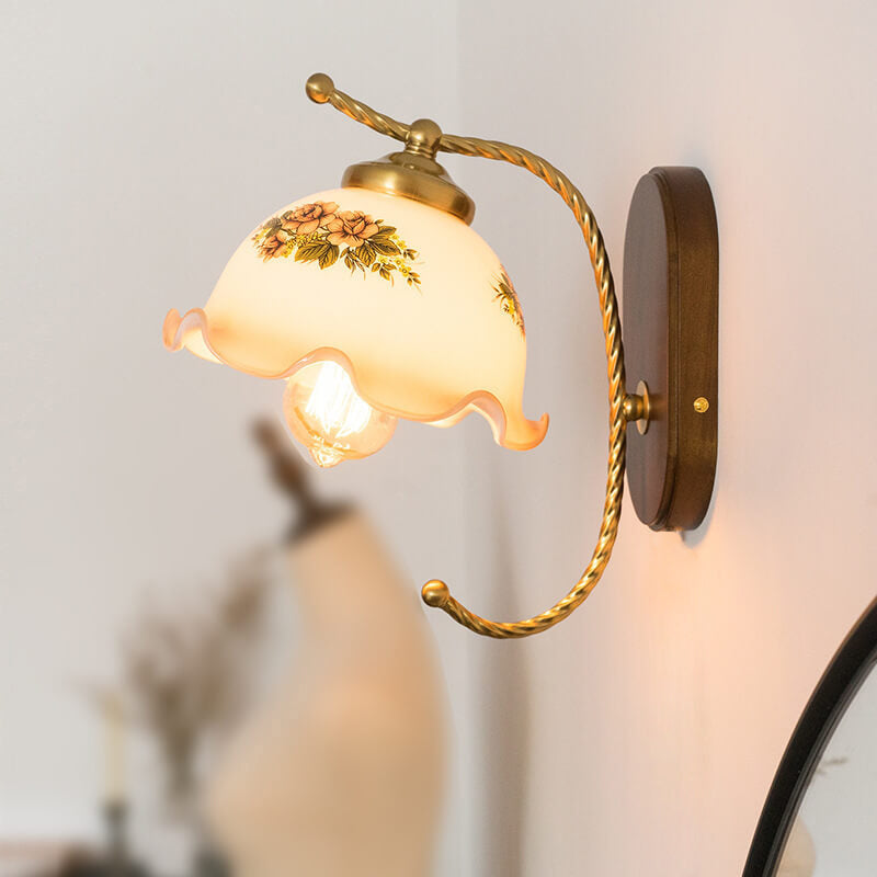 Franse Vintage Wandlamp