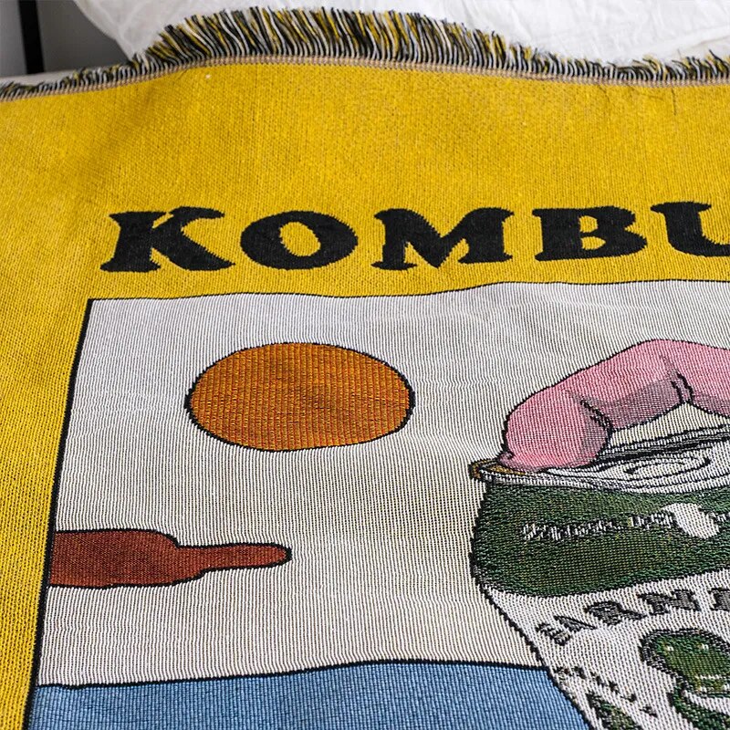 Kombucha Kunst Deken