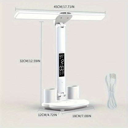 LED Klok USB Oplaadbaar 180 Draaibaar