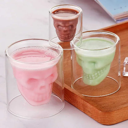 Doomed Skull Shot Glas