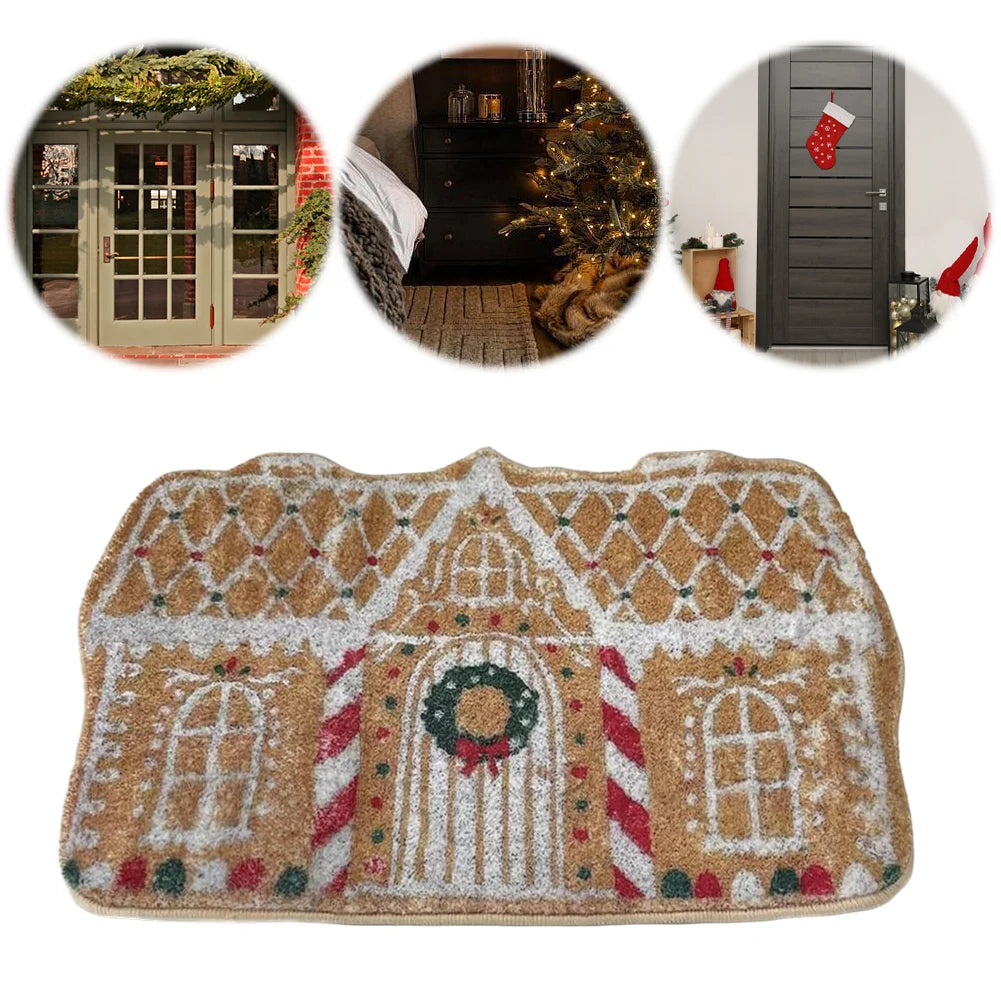 Gingerbread Huis Welkommat Voor De Deur