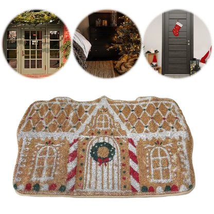 Gingerbread Huis Welkommat Voor De Deur