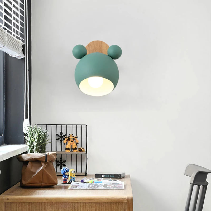 Kleurrijke Mickey Wandlamp