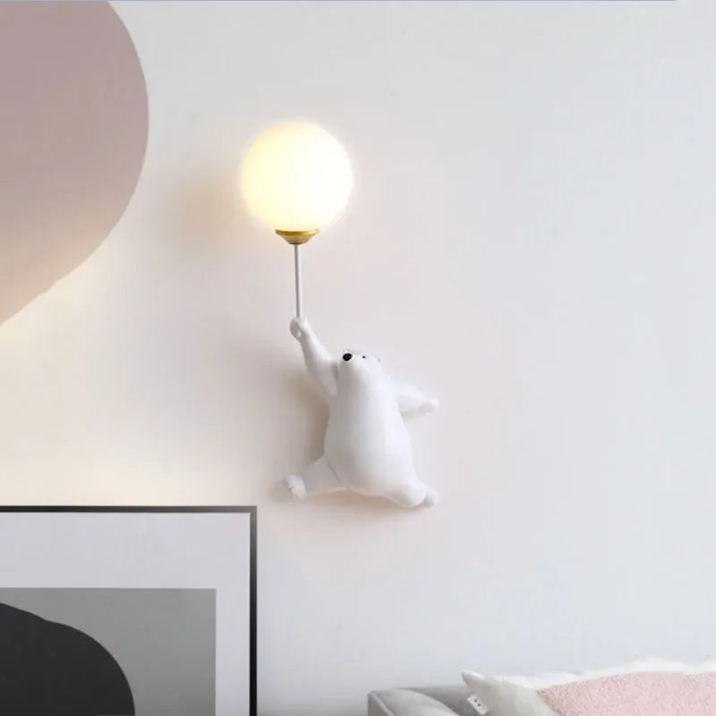 IJsbeer LED Wandlamp