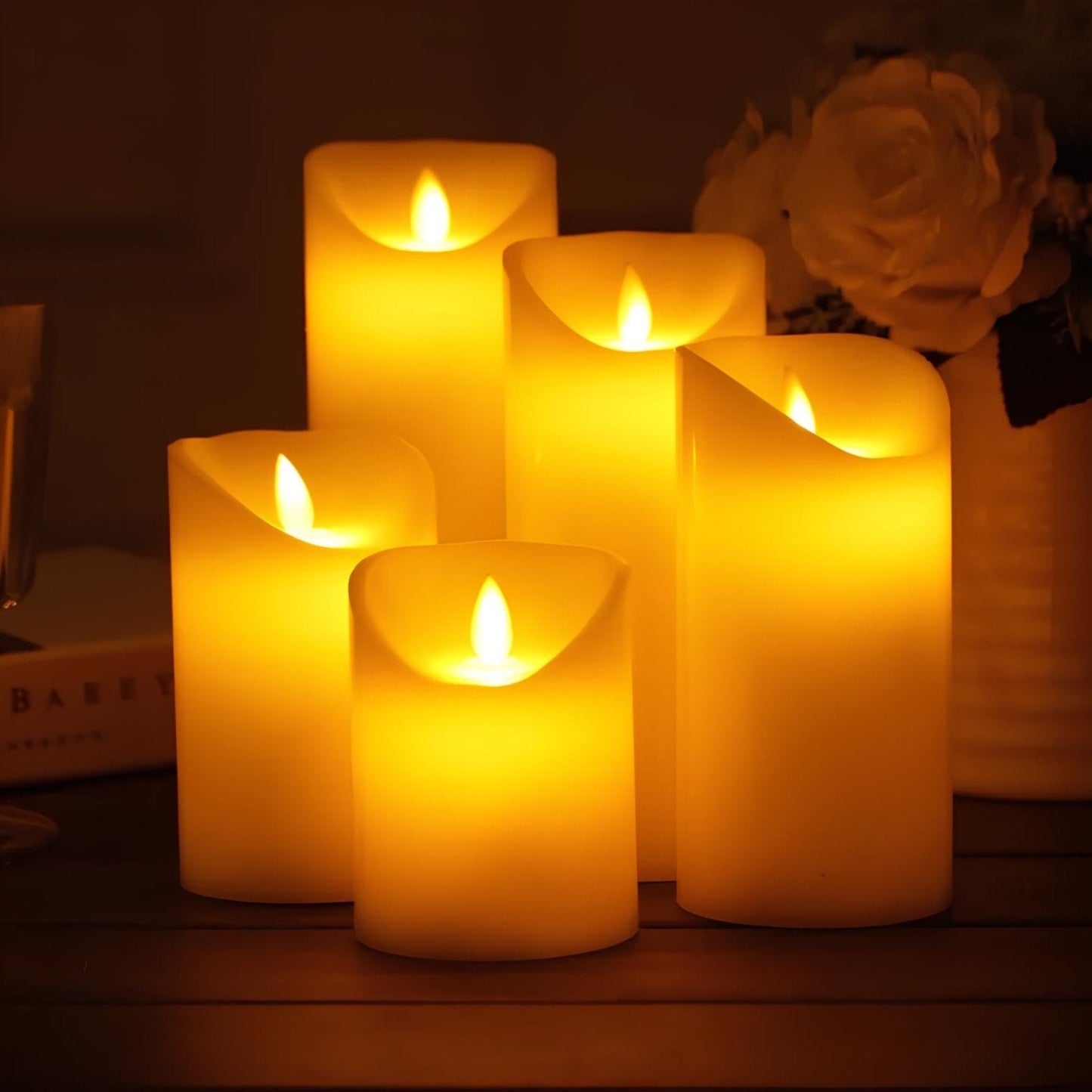Vlamloze elektronische LED-kaars