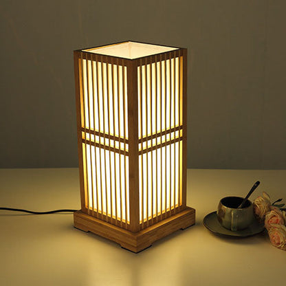 Japanse Houten Tafellamp