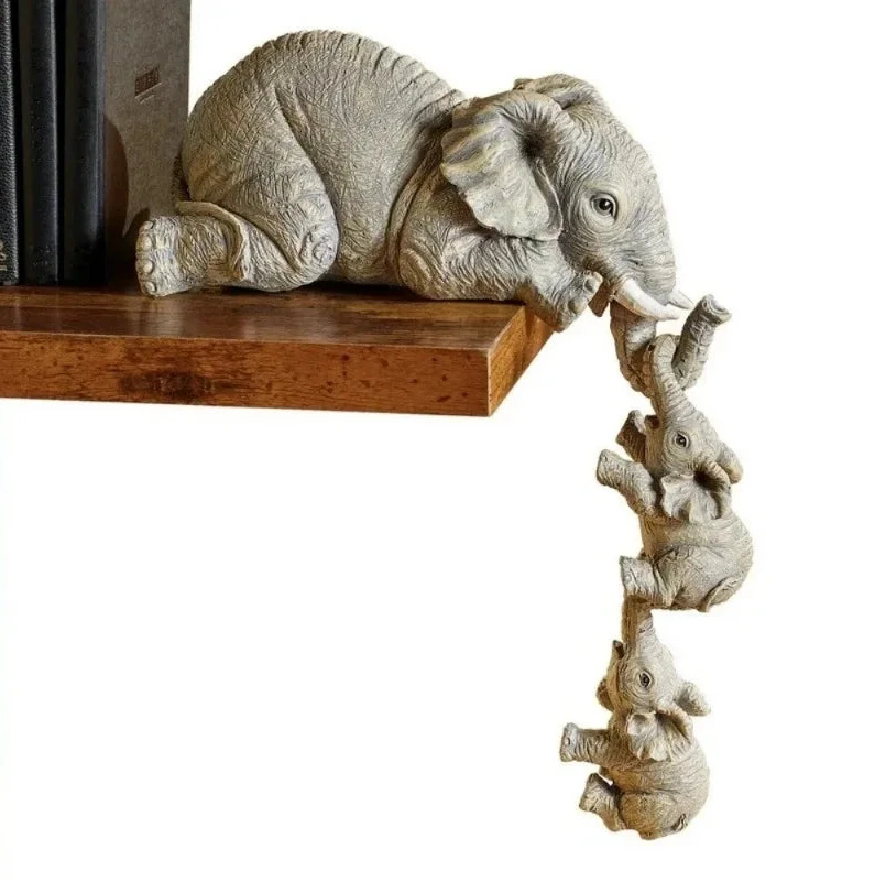 Olifant Knuffel Mini Beeldjes Set