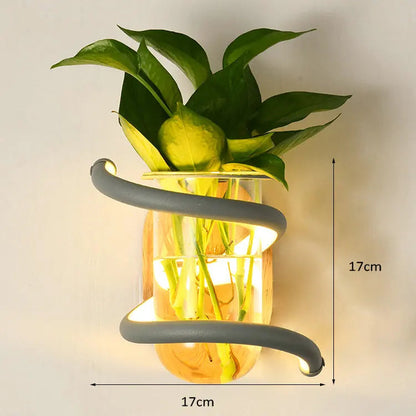Houten Buiten Vaaslamp