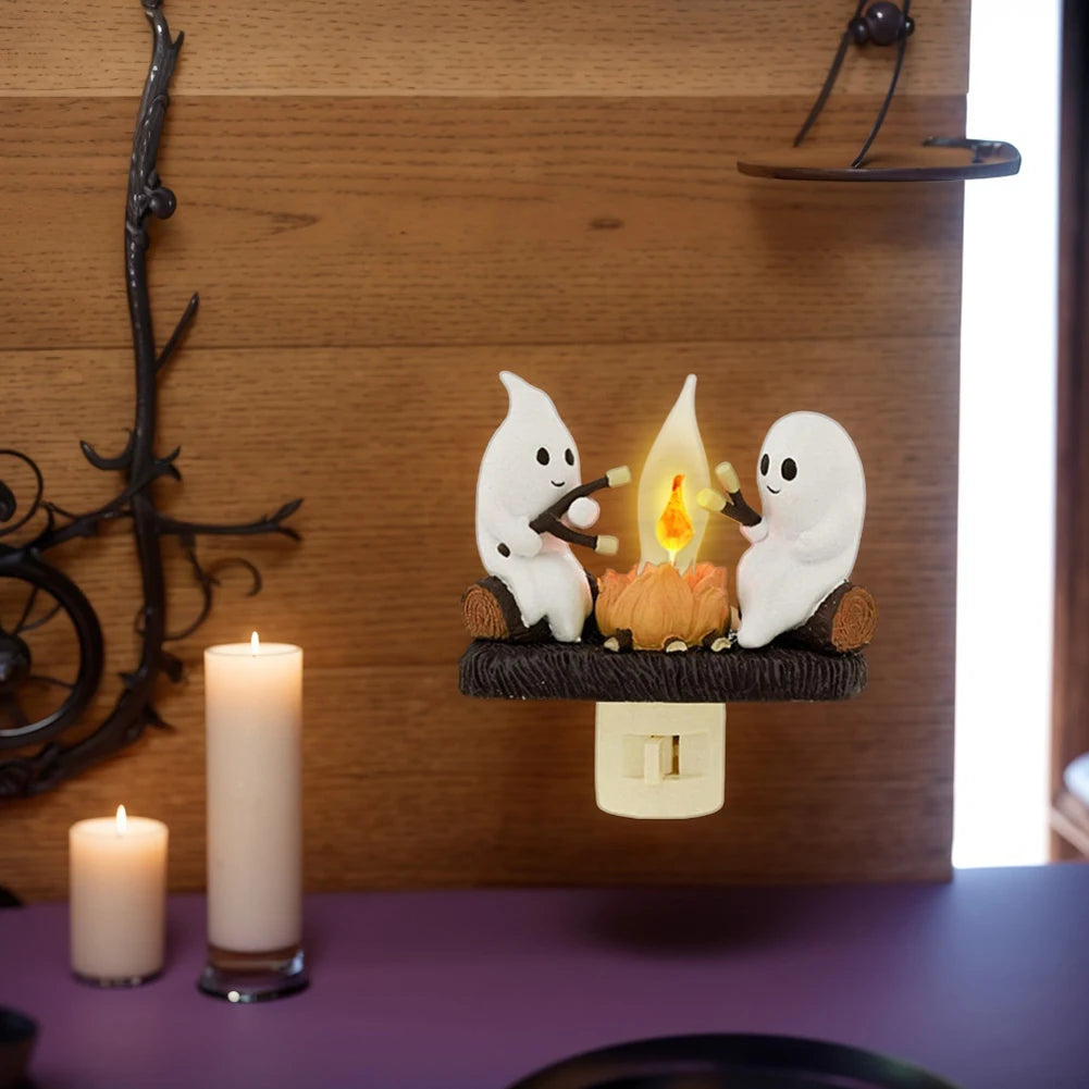 Spookachtig Kampvuur Nachtlampje