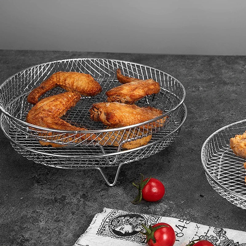 3 stuks Stapelbare Airfryer Grills