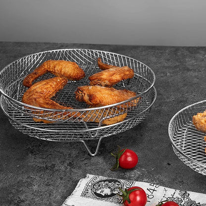 3 stuks Stapelbare Airfryer Grills