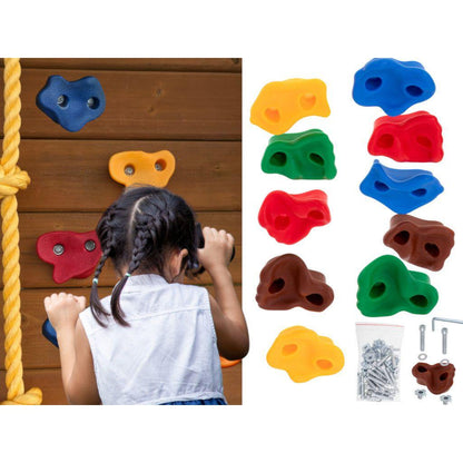 Kleurrijke Klimstenen 10 Stuks
