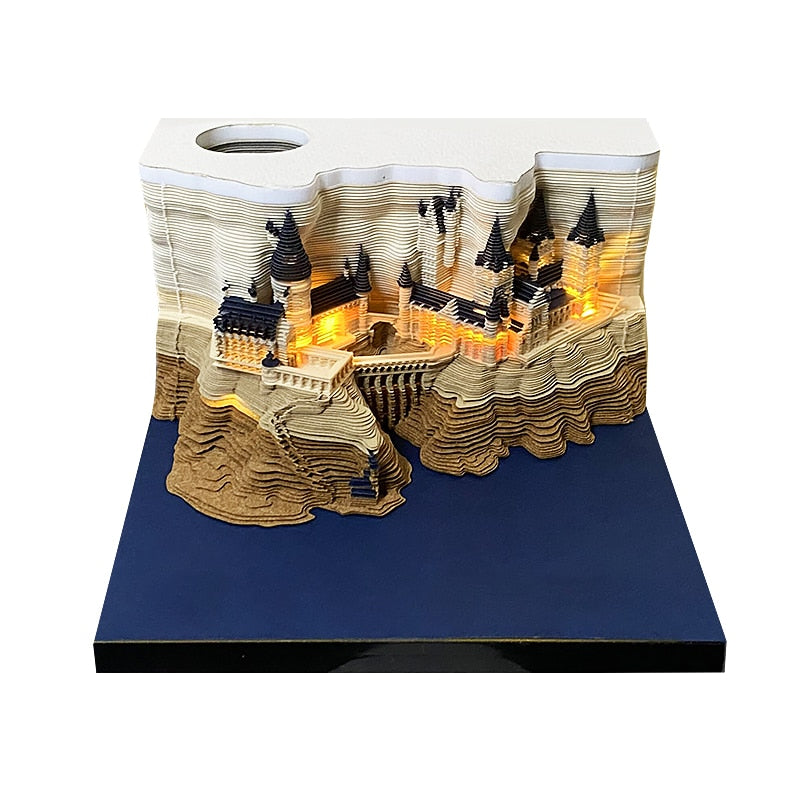 Omoshiroi Blok 3D Kladblok Kalender