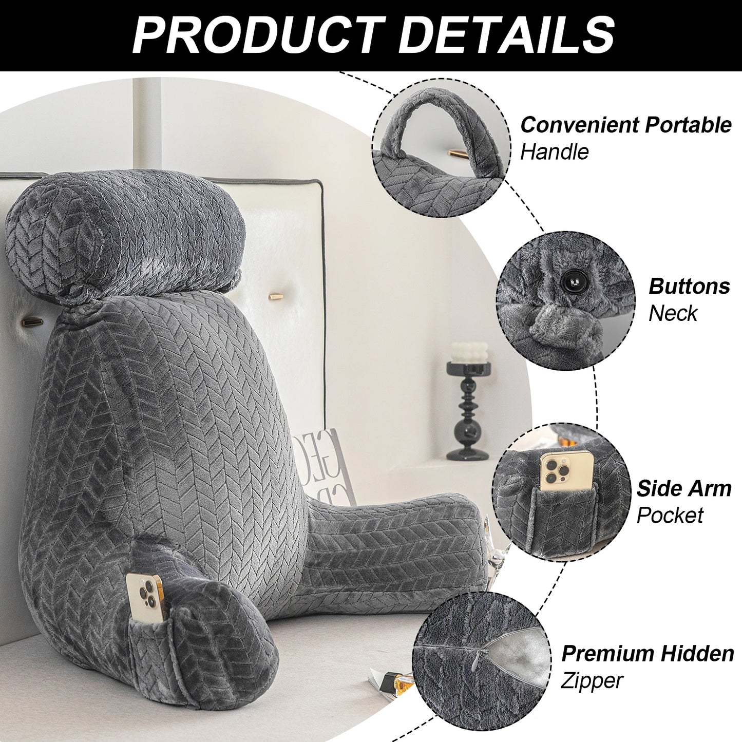 Loungekussen voor Memory Foam Bed