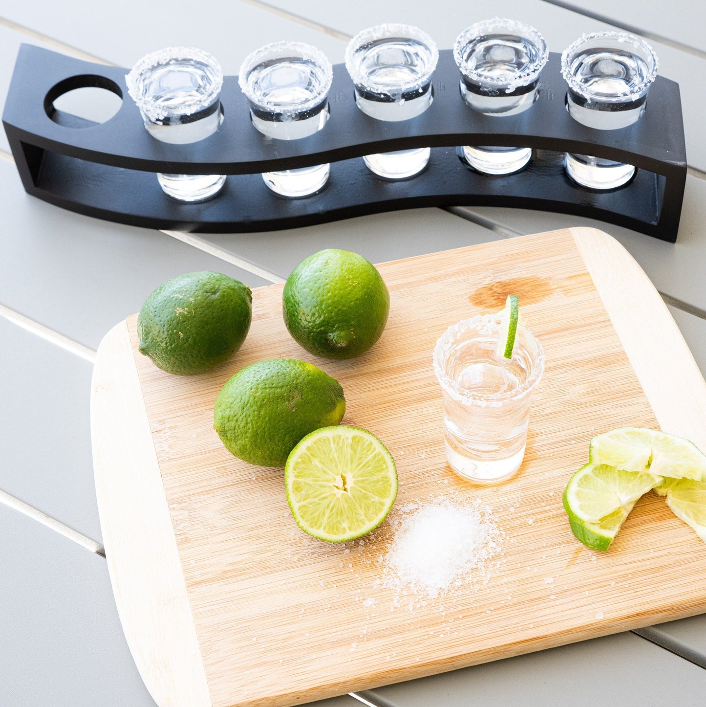 Shotglas met zware basis