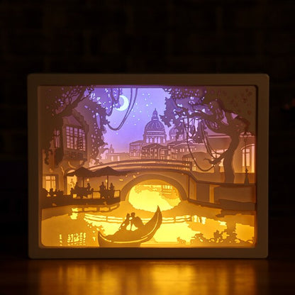 Magische 3D Papercut Lamp