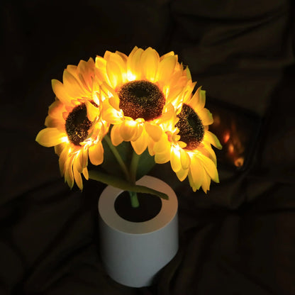 Zonnebloem LED Nachtlampje