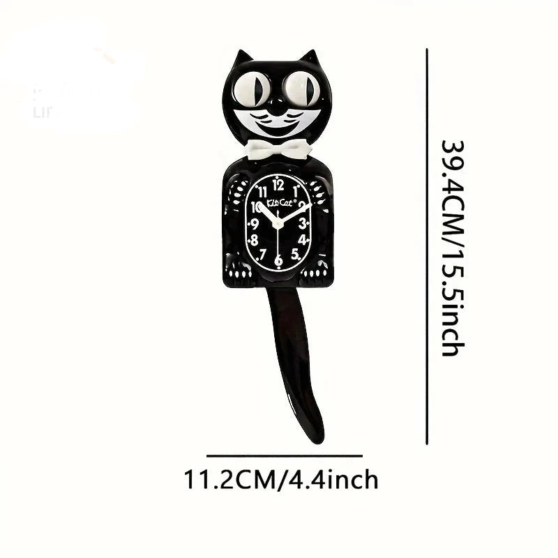 Pendulum Retro Kat Klok