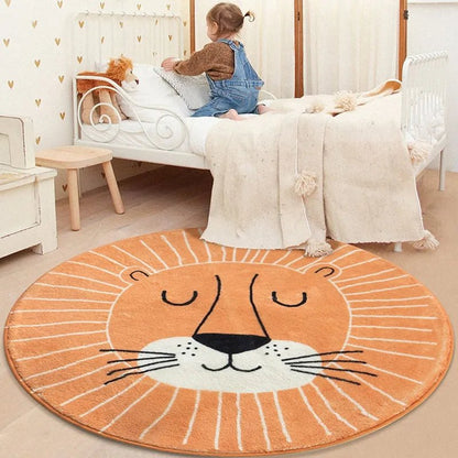 Cartoon Ronde Kids Slaapkamer Tapijten