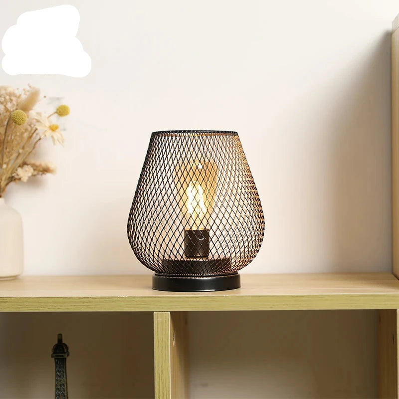 Holle Kooi Industriële Stijl en Sfeervolle Accentlamp