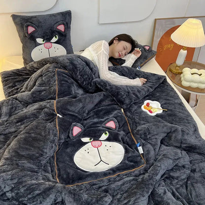 Stitch KnuffelPlaid en Kussenset