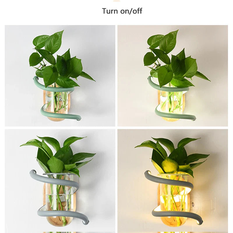 Houten Buiten Vaaslamp