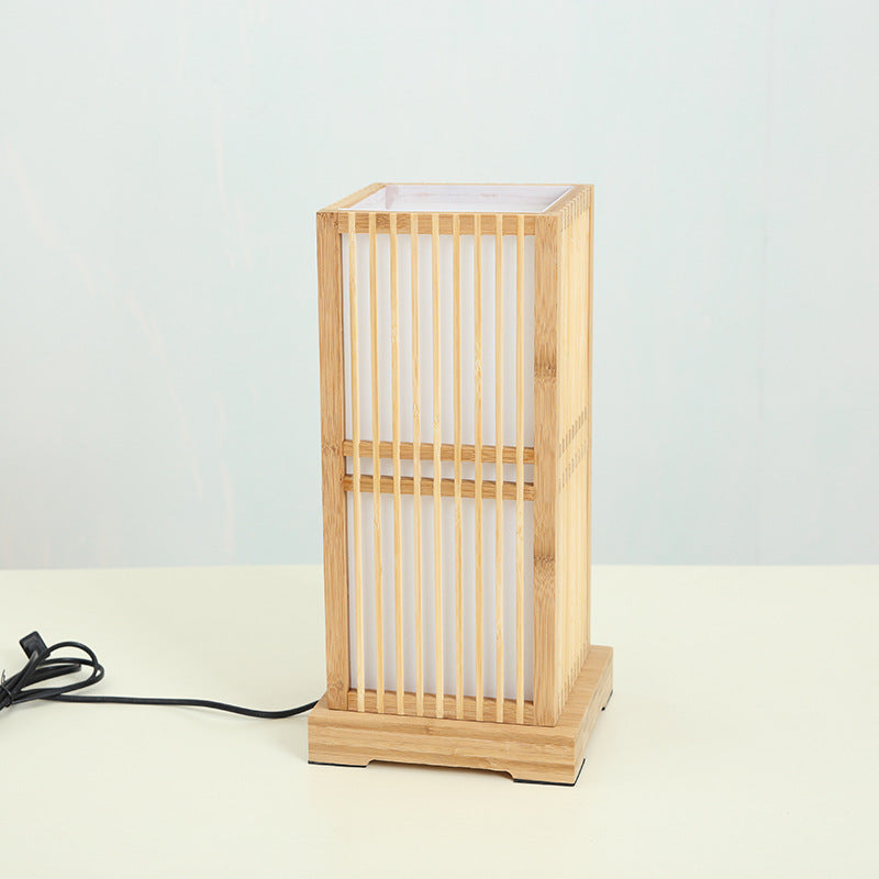 Japanse Houten Tafellamp