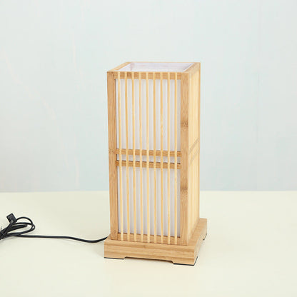 Japanse Houten Tafellamp