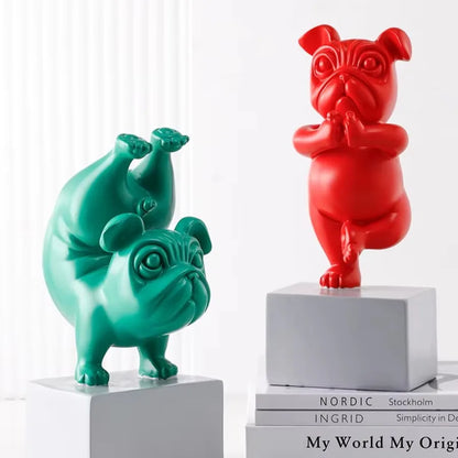 Franse Bulldog Beeldje Ornamentjes Standbeeldje