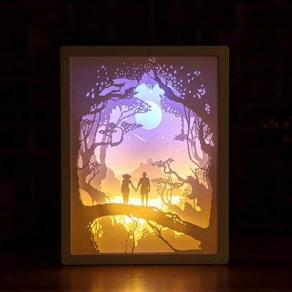 Magische 3D Papercut Lamp