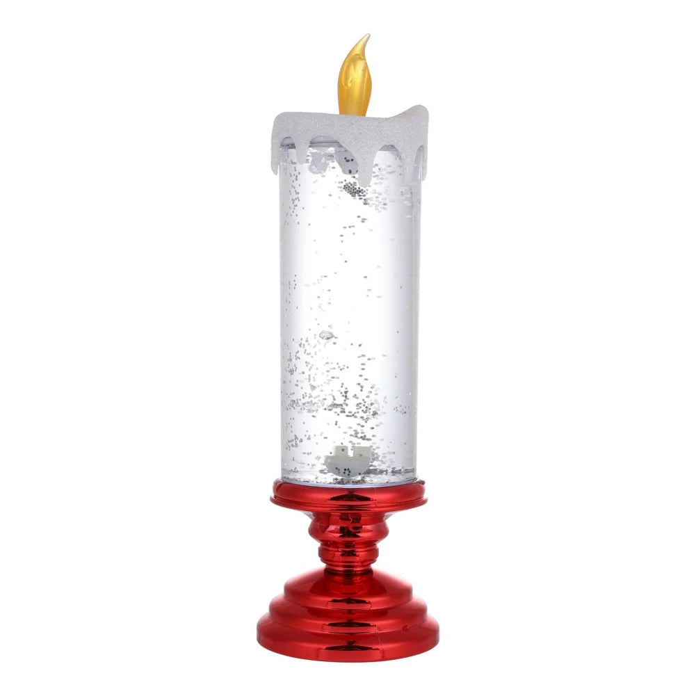 Kerst LED Glitter Kaarslamp