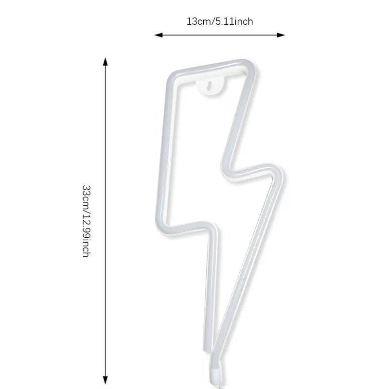 Bliksem Neon LED Lamp