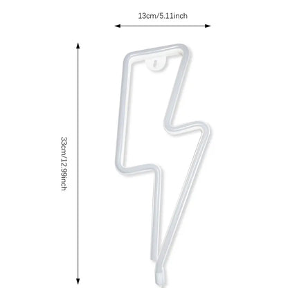 Bliksem Neon LED Lamp