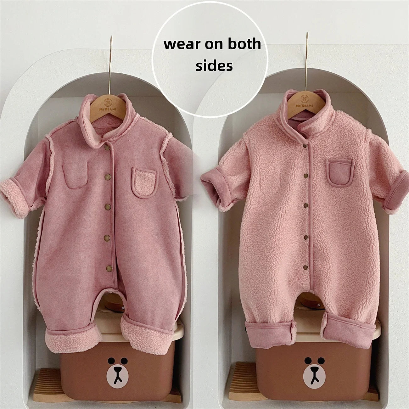 Omkeerbare Winter Babypak
