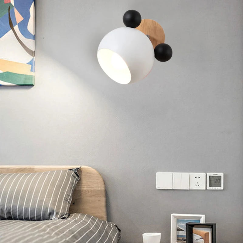 Kleurrijke Mickey Wandlamp