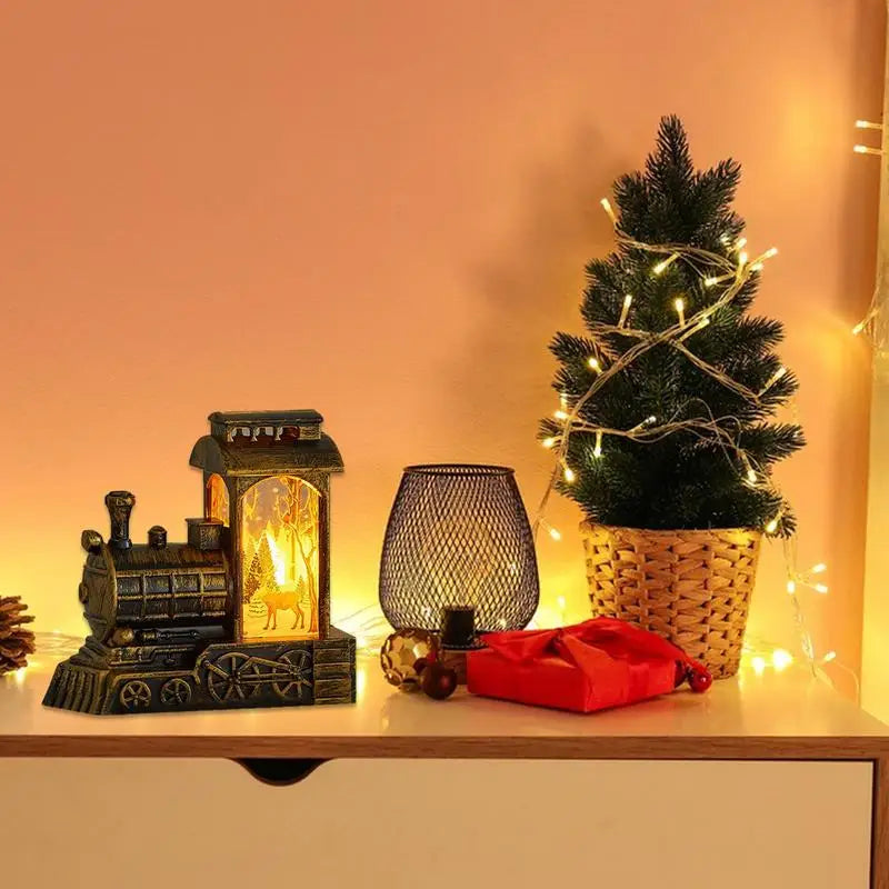 Kerst Snow Globe Lantaarn