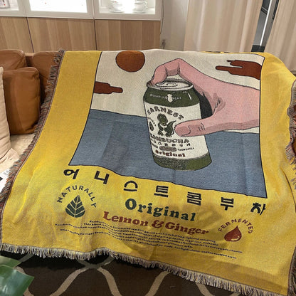Kombucha Kunst Deken
