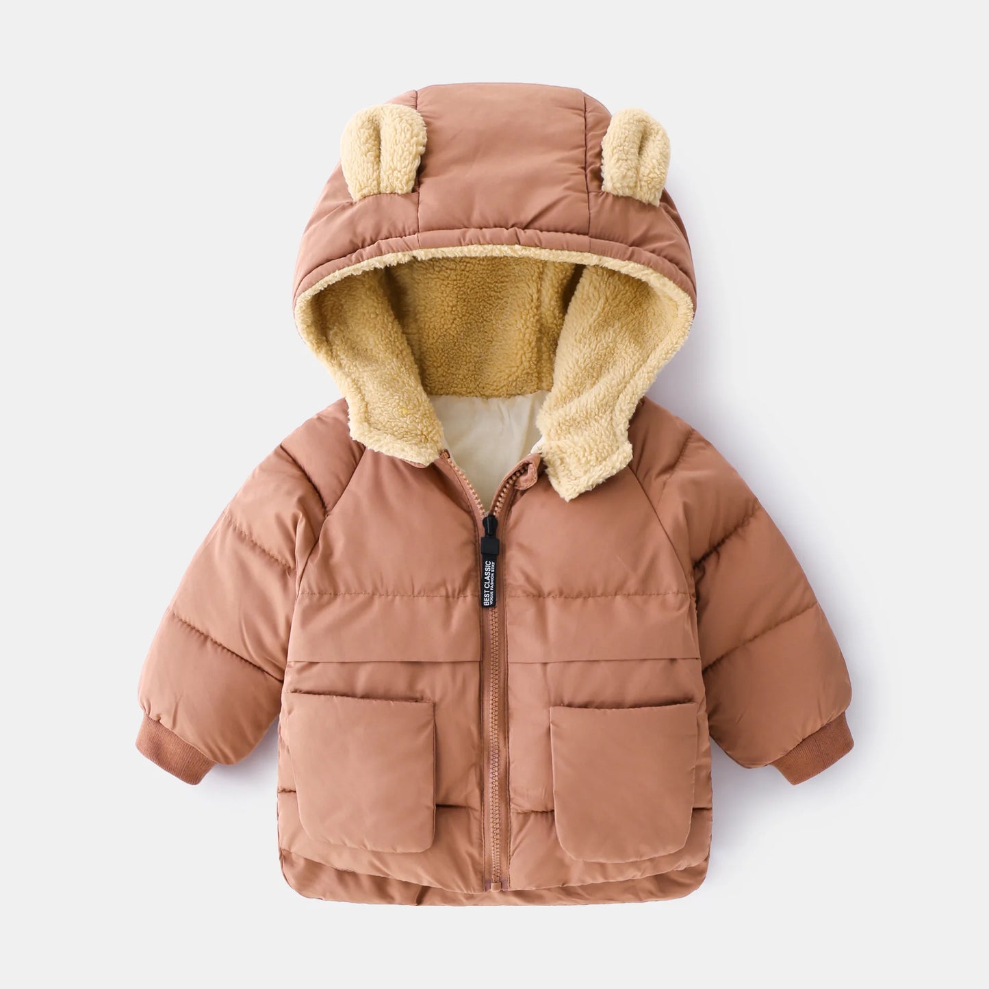 Warme Kinderjas met Oortjes