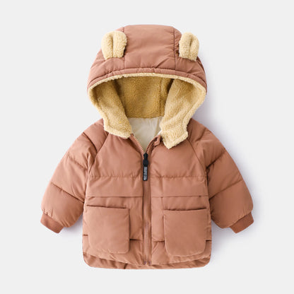 Warme Kinderjas met Oortjes
